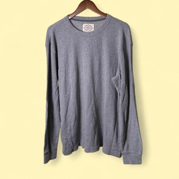 St Johns Bay Grey Long Sleeve Thermal Shirt - Picture 1 of 3